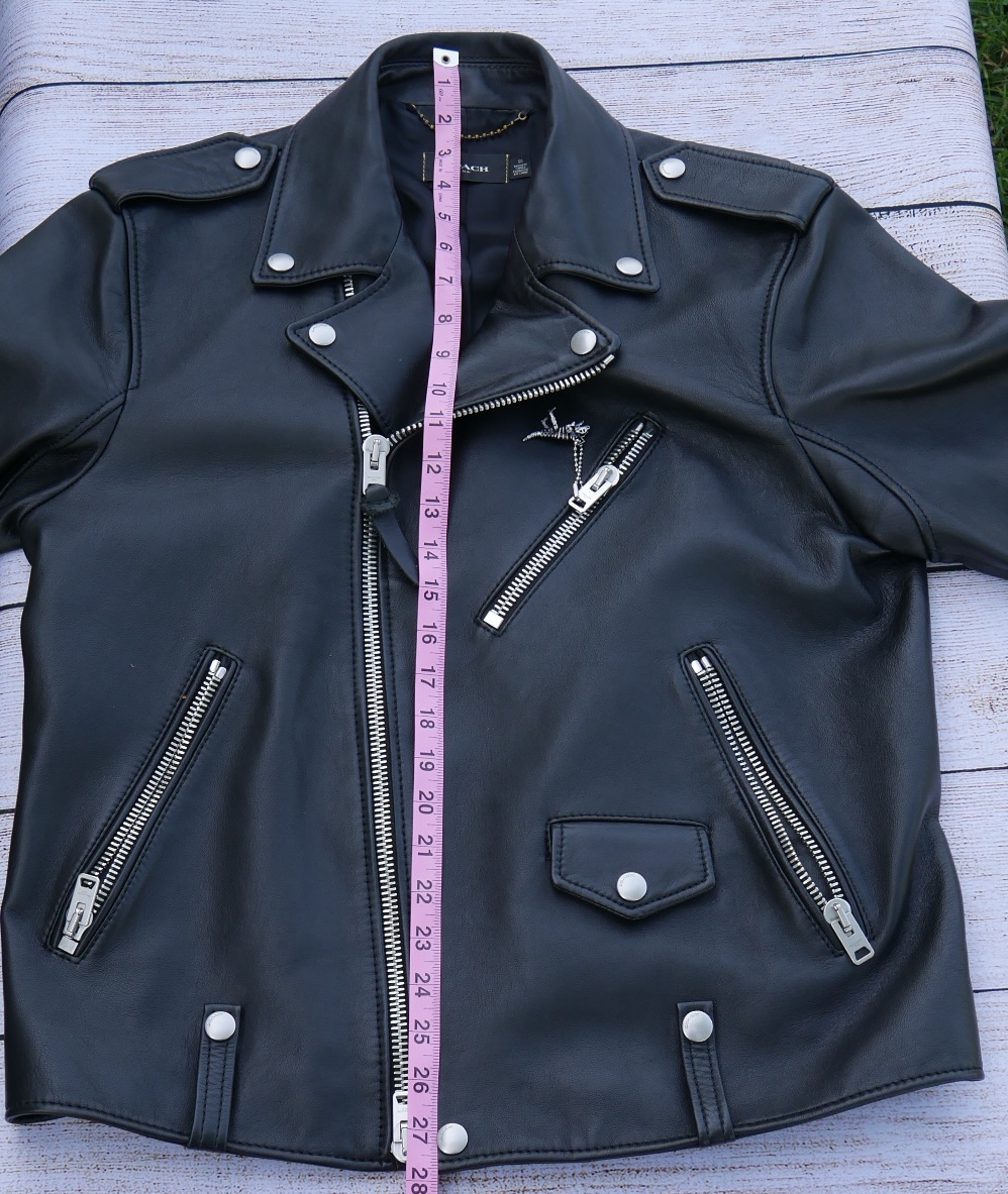 Coach men’s motorcycle jacket